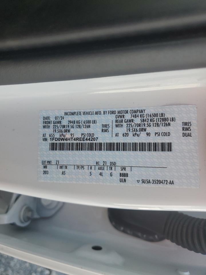 2024 Ford F450 Super Duty VIN: 1FD0W4HT4REE44207 Lot: 60236375