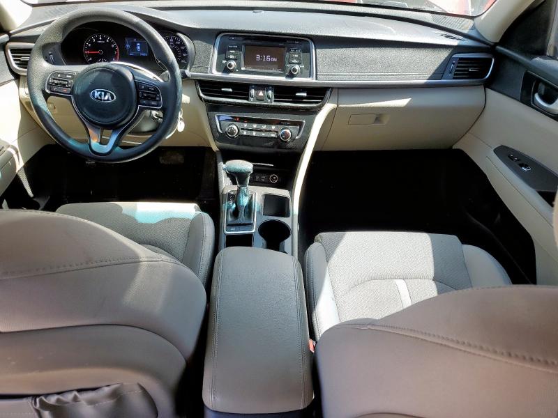 Sedans KIA OPTIMA 2016 Maroon