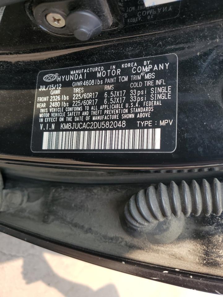 2013 Hyundai Tucson Gls VIN: KM8JUCAC2DU582048 Lot: 60462025