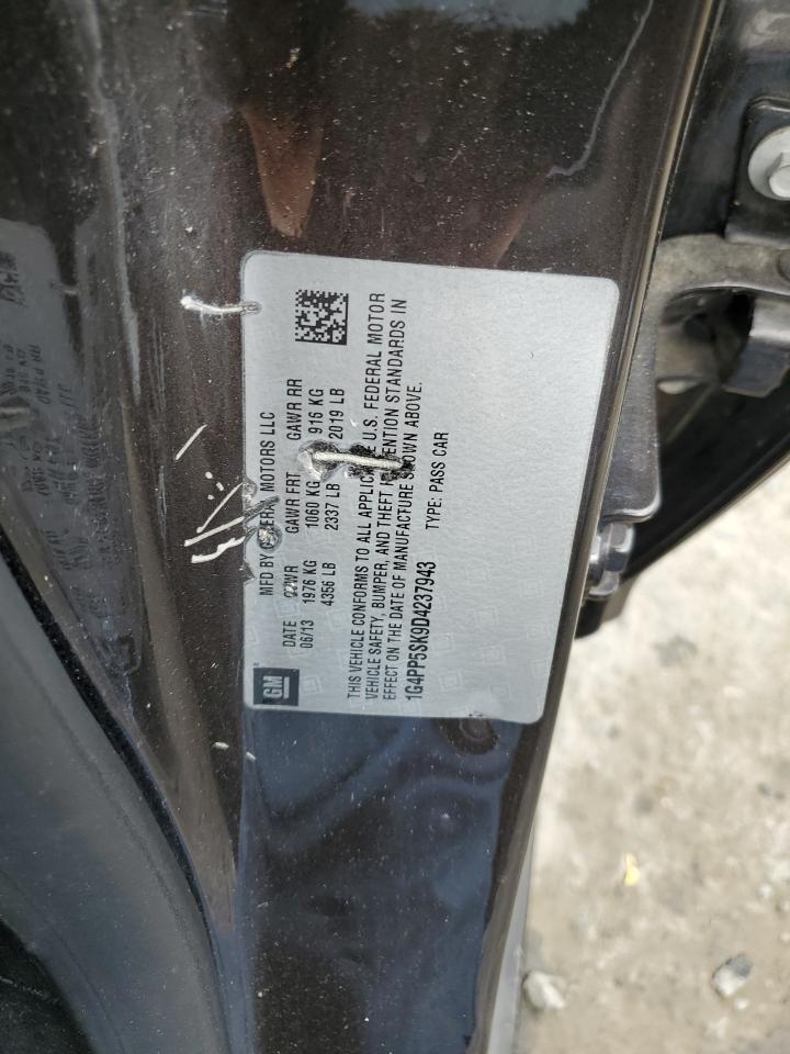 2013 Buick Verano VIN: 1G4PP5SK9D4237943 Lot: 60224235