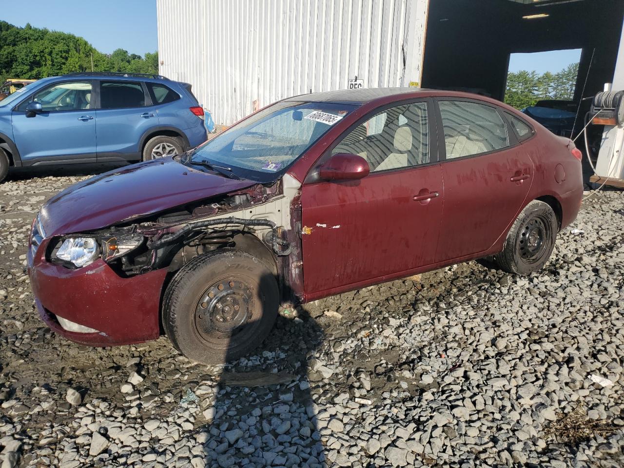 2007 Hyundai Elantra Gls na sprzedaż w Windsor, NJ - Side