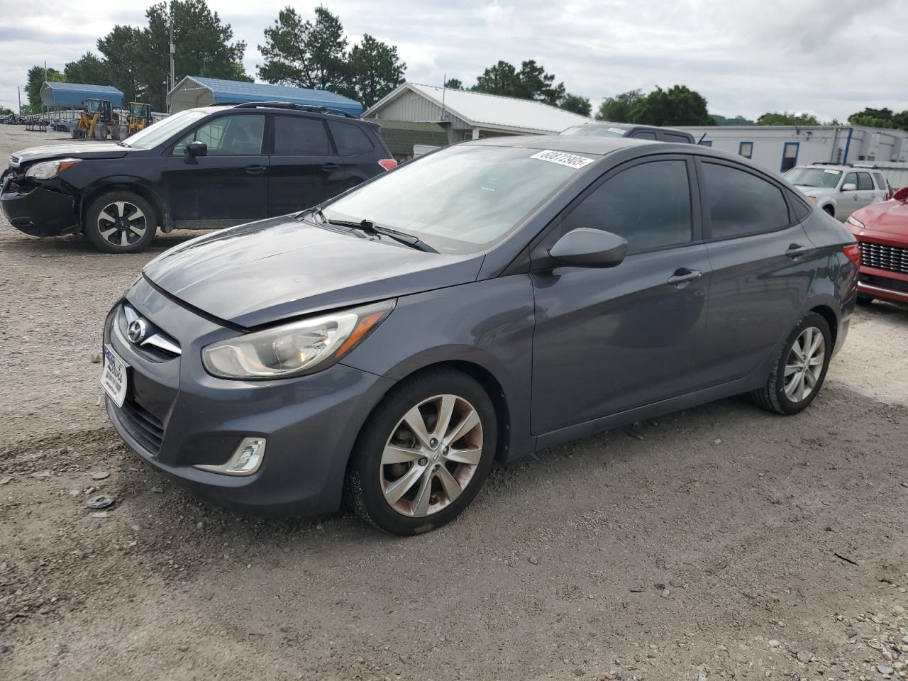 2012 Hyundai Accent Gls zu verkaufen in Prairie Grove, AR - Hail