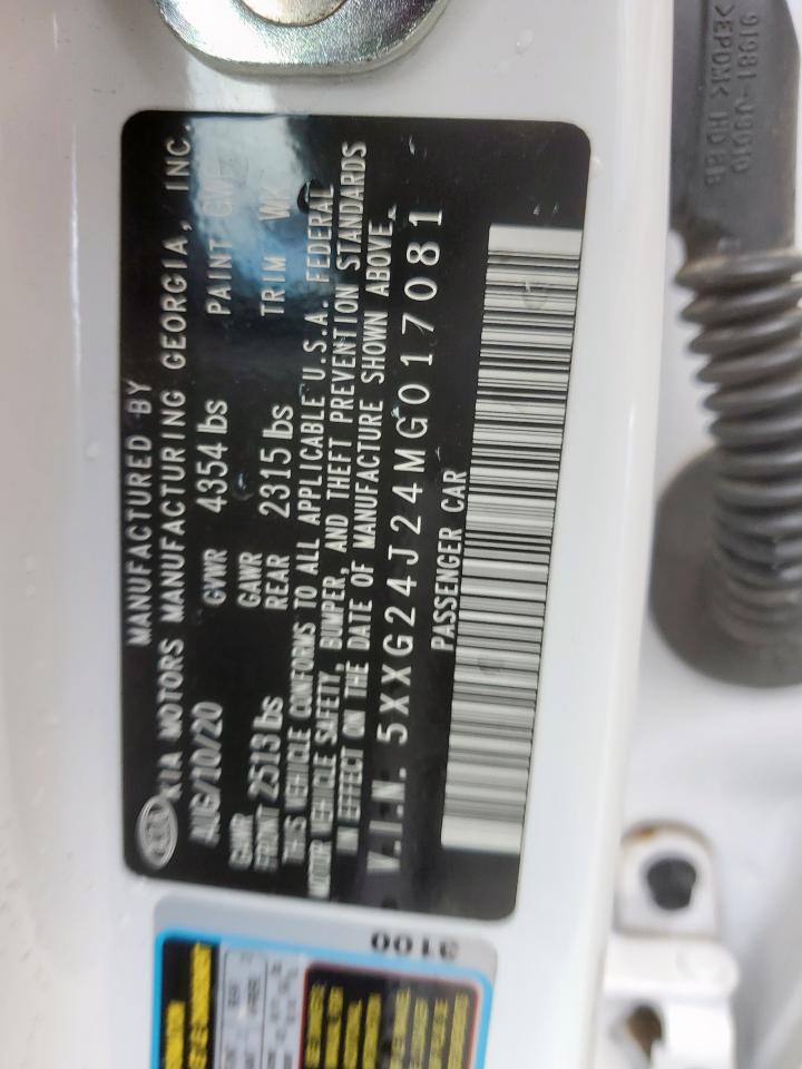 2021 Kia K5 Lx VIN: 5XXG24J24MG017081 Lot: 62421845