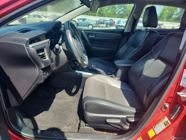 Sedans TOYOTA COROLLA 2015 Red