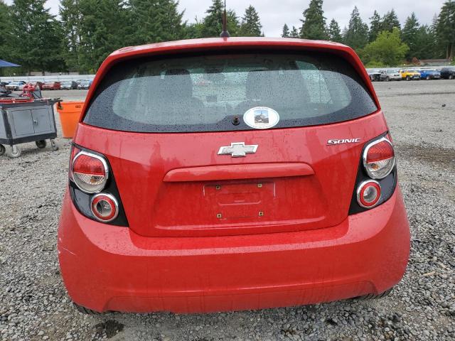  CHEVROLET SONIC 2012 Czerwony
