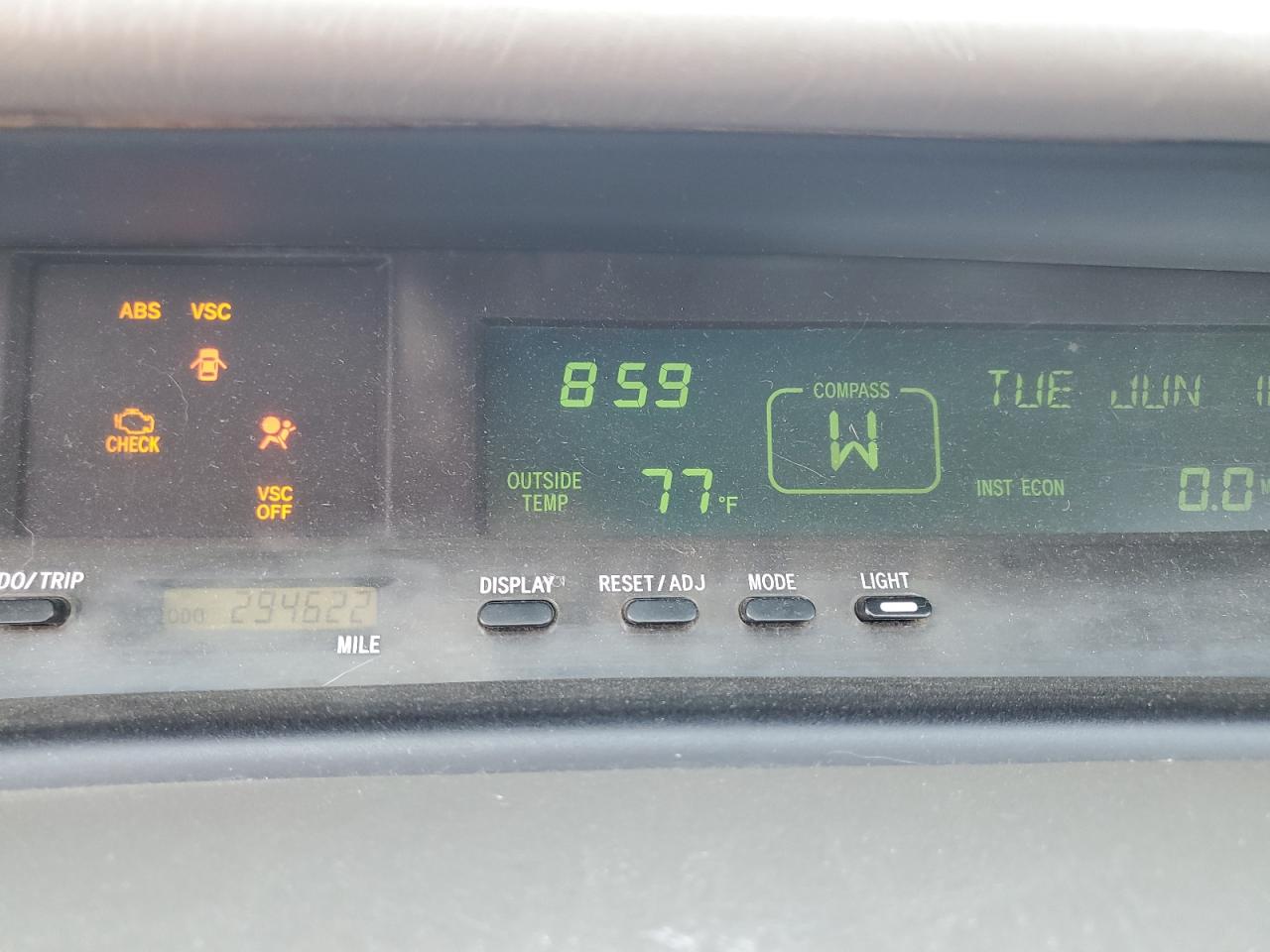 2001 Toyota Avalon Xl VIN: 4T1BF28B51U156646 Lot: 60058295