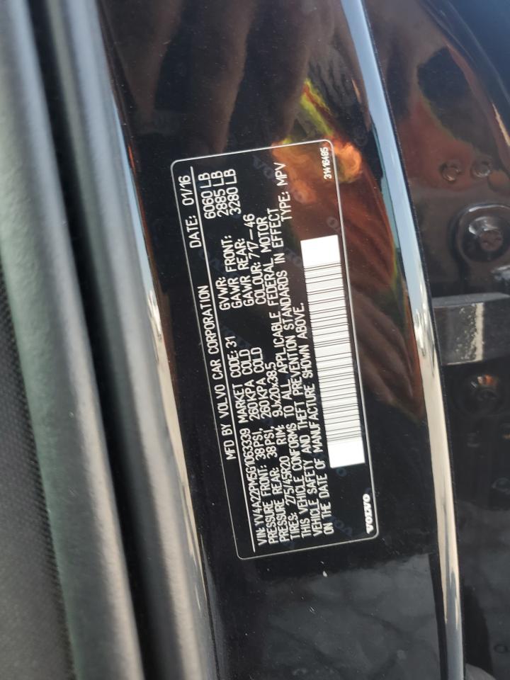 2016 Volvo Xc90 T6 VIN: YV4A22PM5G1063339 Lot: 62895375