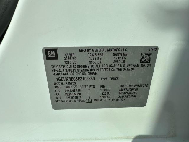 2014 CHEVROLET SILVERADO K1500 LT  