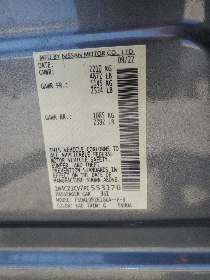 2023 Nissan Leaf Sv Plus VIN: 1N4CZ1CV7PC553176 Lot: 61508155