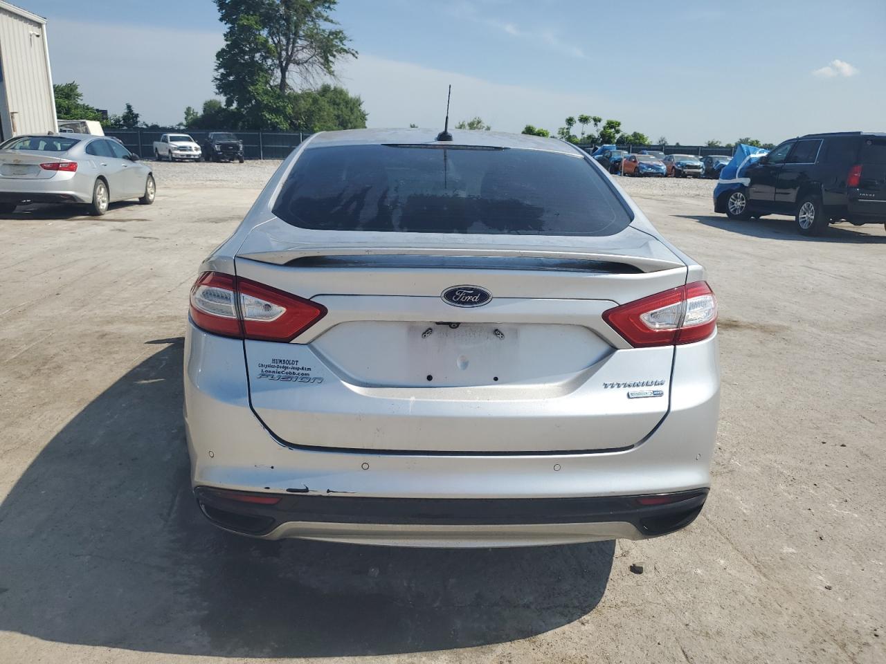2013 Ford Fusion Titanium VIN: 3FA6P0D9XDR203326 Lot: 59578095