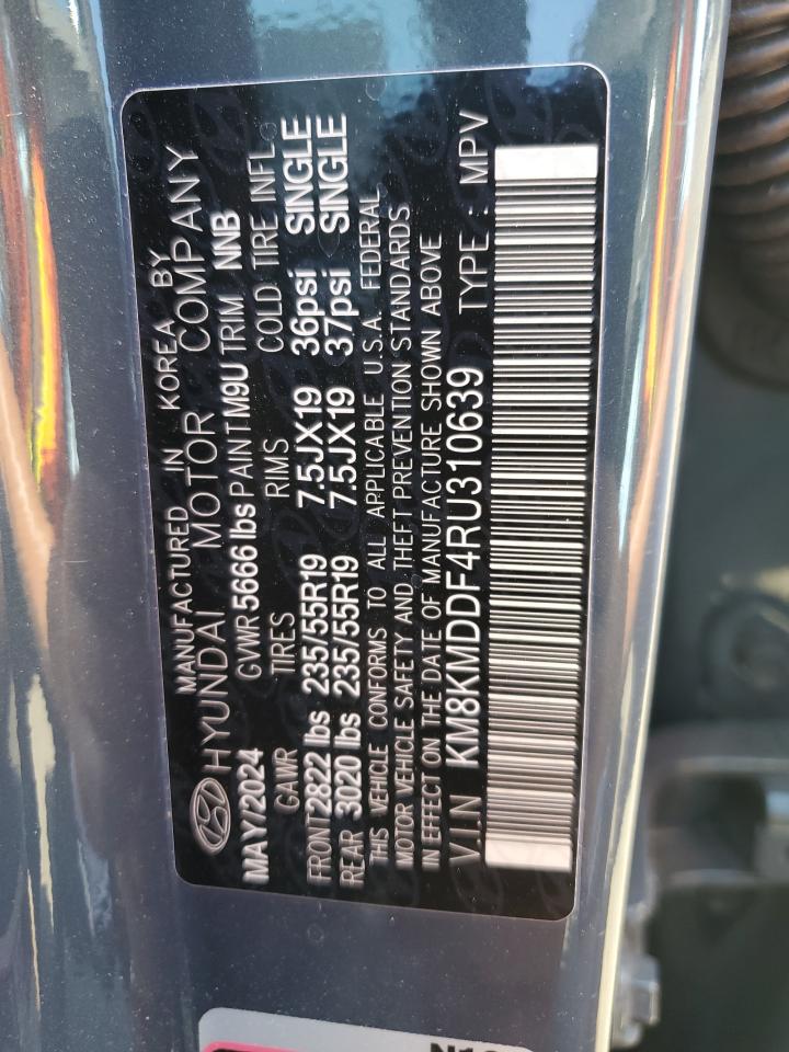 2024 Hyundai Ioniq 5 Se VIN: KM8KMDDF4RU310639 Lot: 60922835