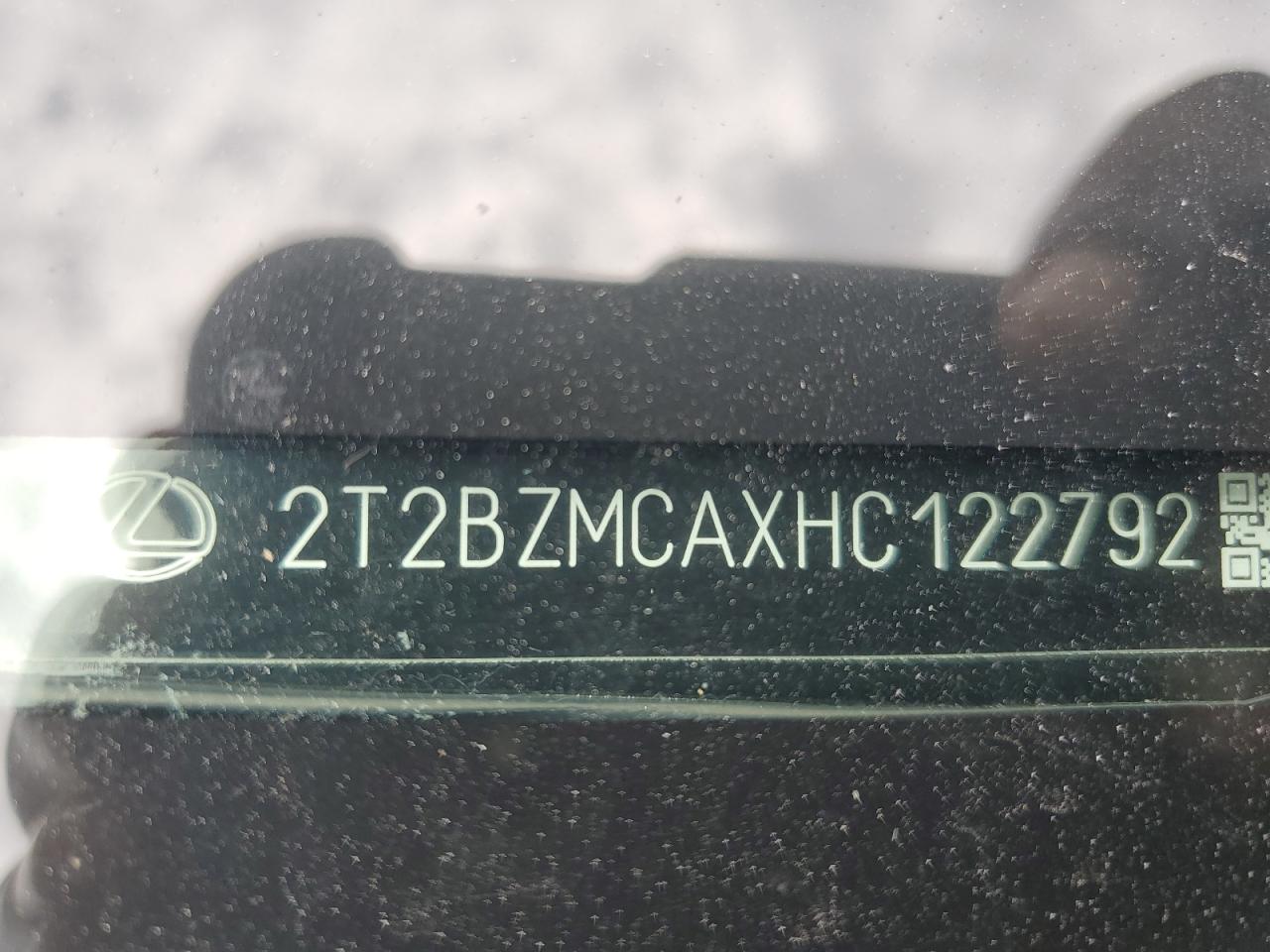2017 Lexus Rx 350 Base VIN: 2T2BZMCAXHC122792 Lot: 62654885