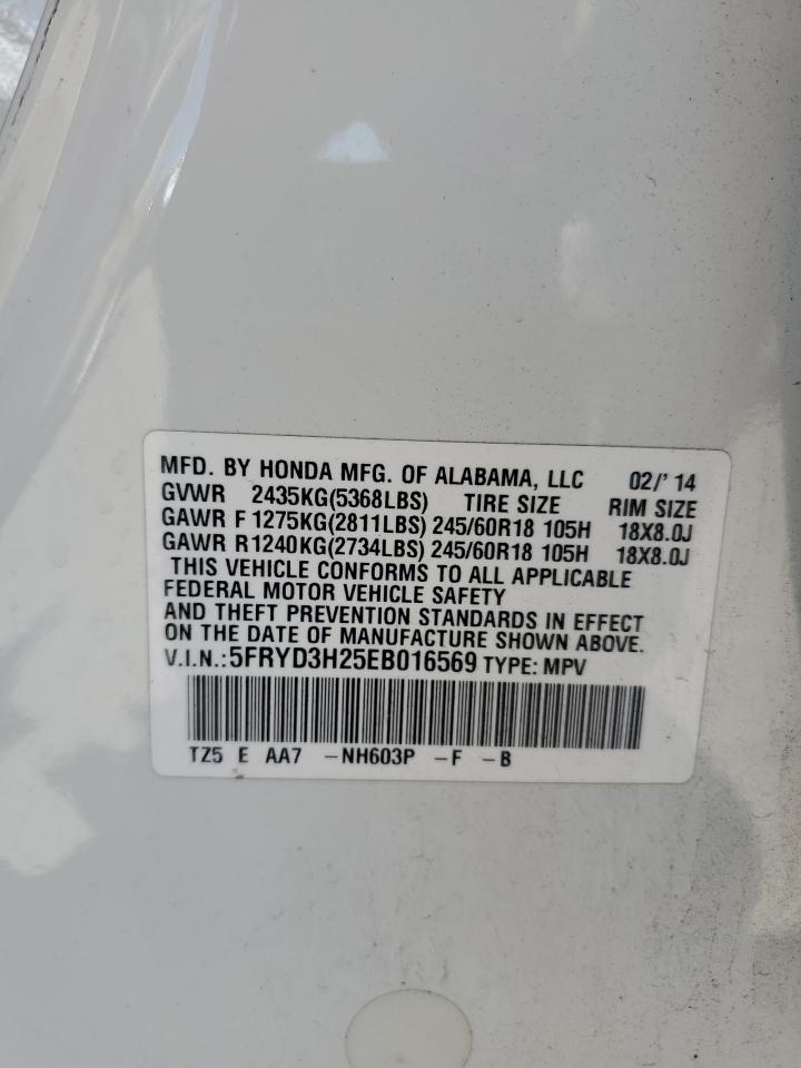 5fryd3h25eb016569 5FRYD3H25EB016569 2014 Acura Mdx