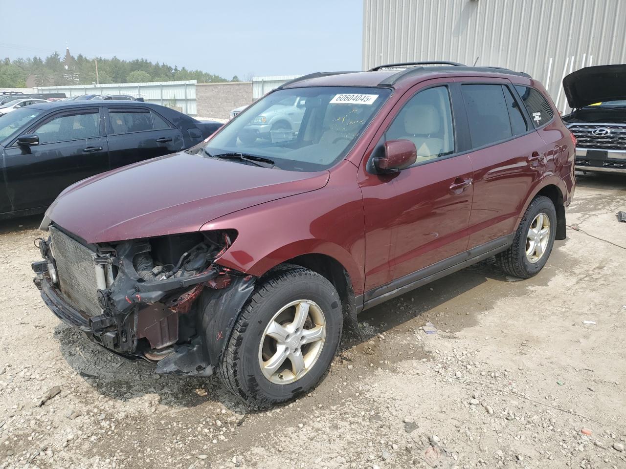 2008 Hyundai Santa Fe Gls zu verkaufen in Franklin, WI - Front End