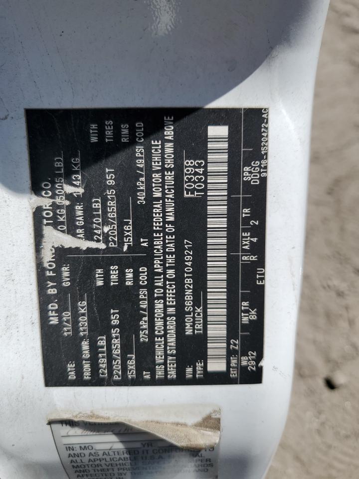 2011 Ford Transit Connect Xlt VIN: NM0LS6BN2BT049217 Lot: 60693645