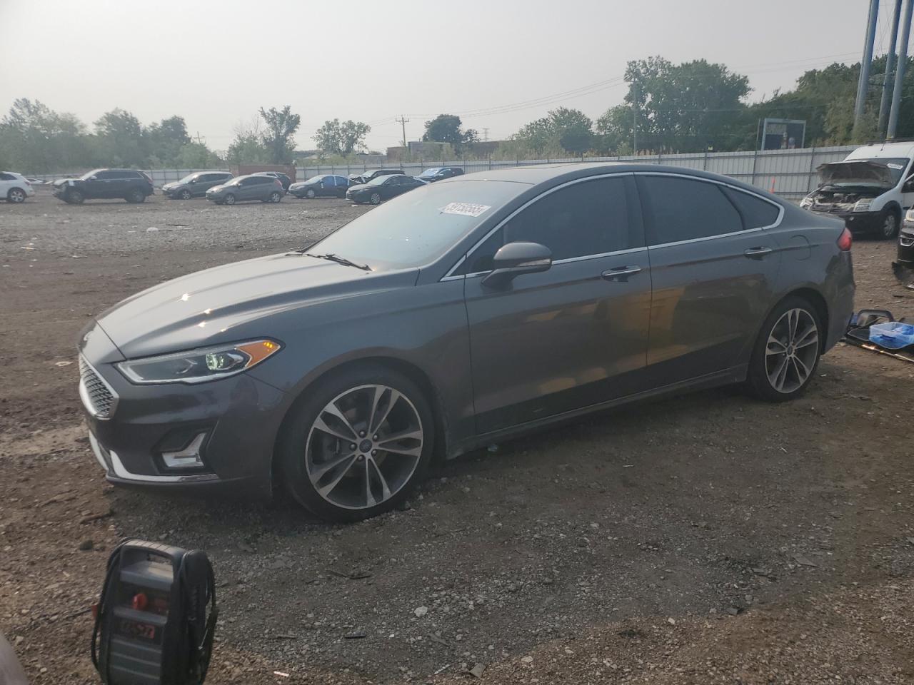 2019 Ford Fusion Titanium zu verkaufen in Chicago Heights, IL - Side