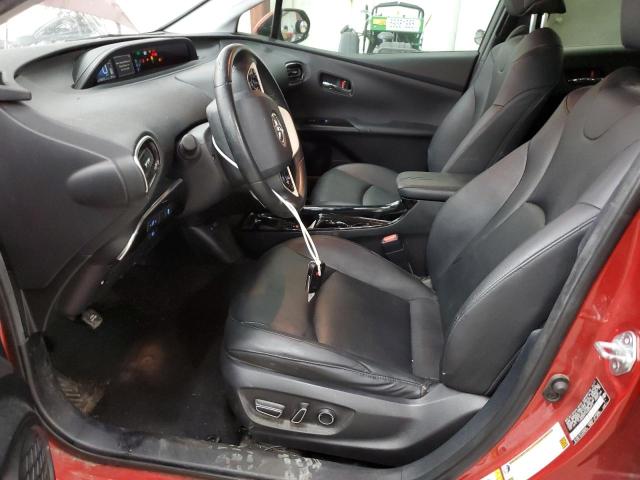 Hatchbacks TOYOTA PRIUS 2017 Czerwony