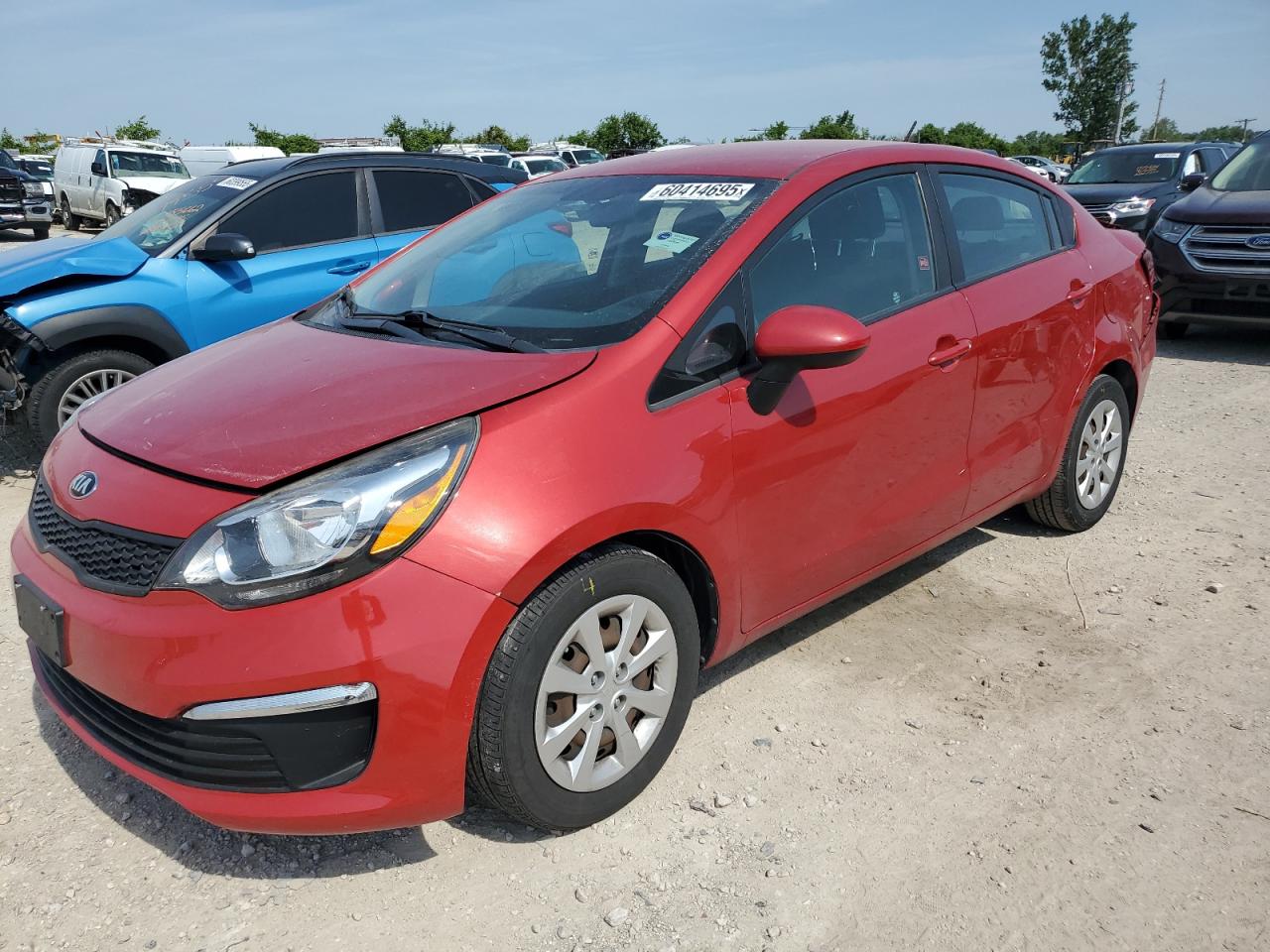 2017 Kia Rio Lx на продаже в Kansas City, KS - Rear End