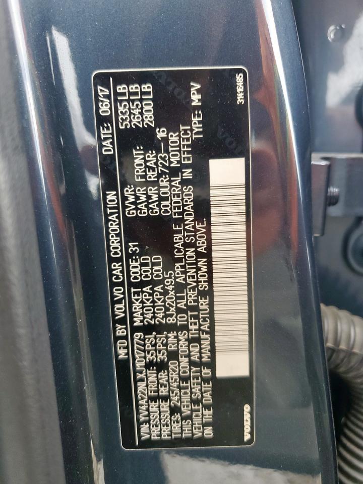 2018 Volvo V90 Cross Country T6 Inscription VIN: YV4A22NLXJ1017779 Lot: 61614045