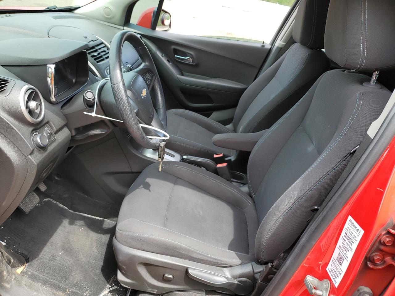 2016 Chevrolet Trax Ls VIN: 3GNCJKSB9GL152769 Lot: 62935495