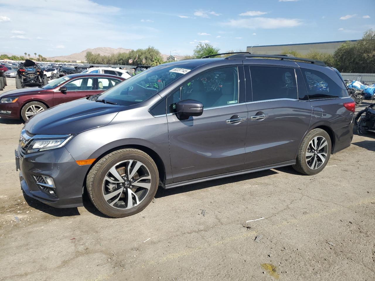 2020 Honda Odyssey Elite იყიდება Las Vegas-ში, NV - Rear End
