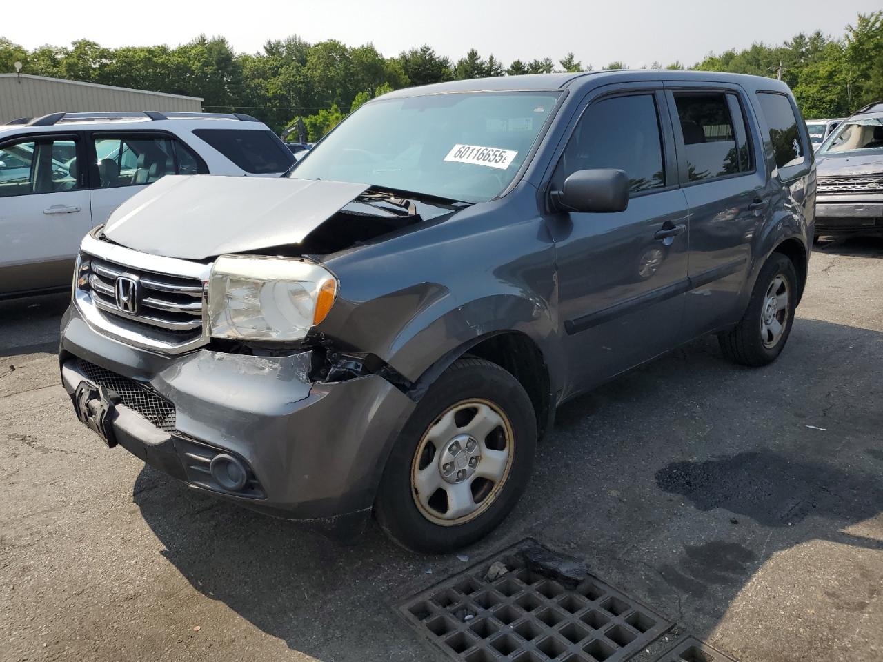 2013 Honda Pilot Lx zu verkaufen in Exeter, RI - Front End