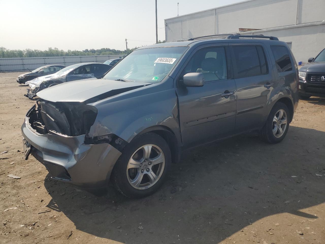 2012 Honda Pilot Exl   zu verkaufen in Fredericksburg, VA - Front End