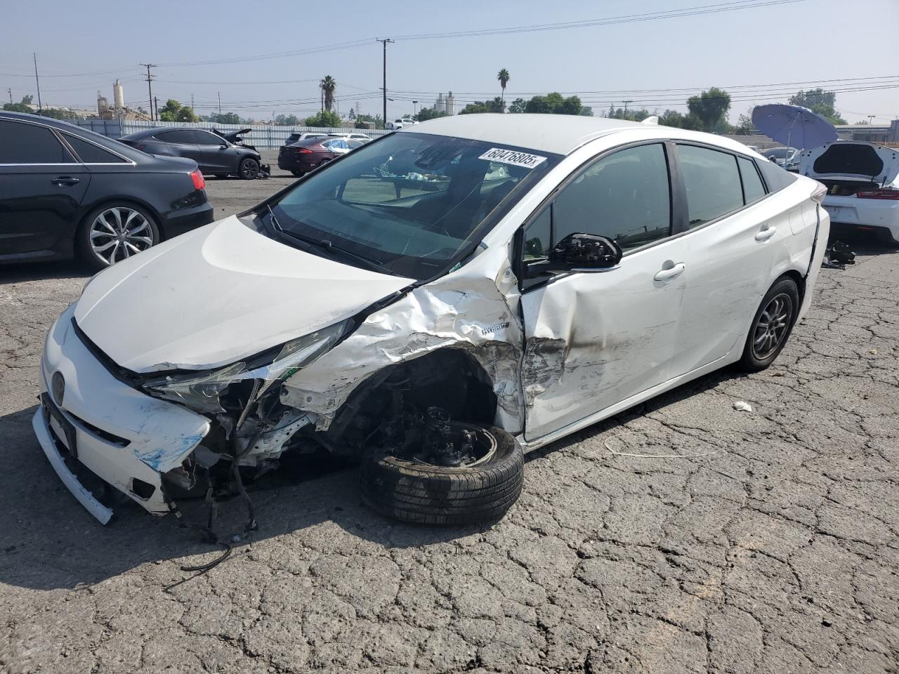 2018 Toyota Prius de vânzare în Colton, CA - Front End