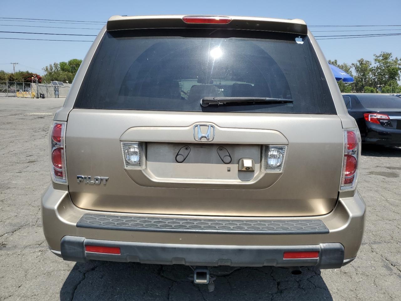 2006 Honda Pilot Ex VIN: 5FNYF28776B044120 Lot: 62156445