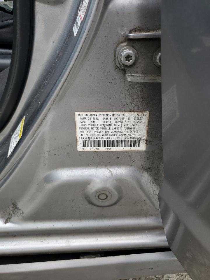 2009 Honda Fit Sport VIN: JHMGE88409C001083 Lot: 61643425
