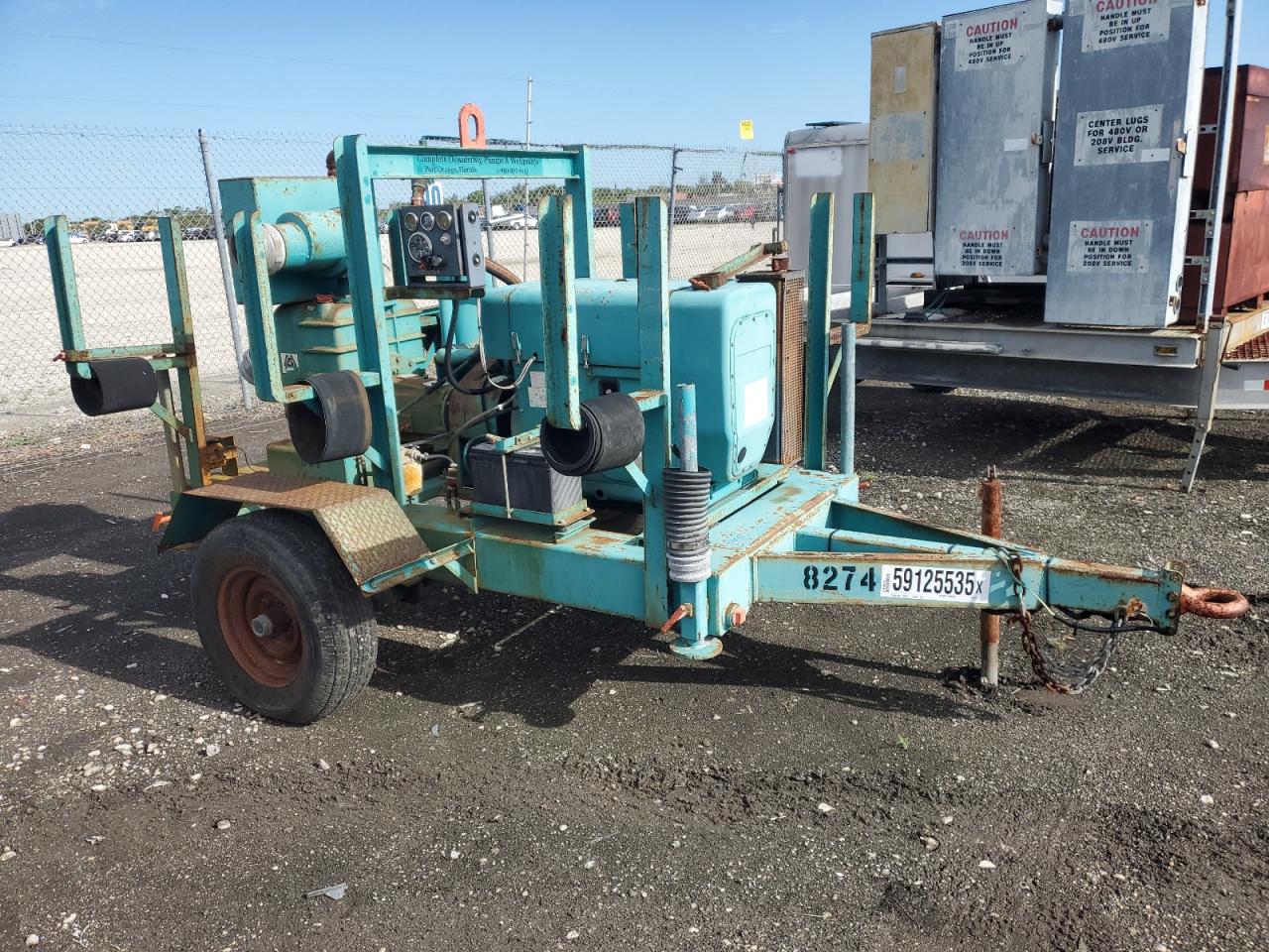 2018 Hatz 4L41C Pump de vânzare în West Palm Beach, FL - Mechanical