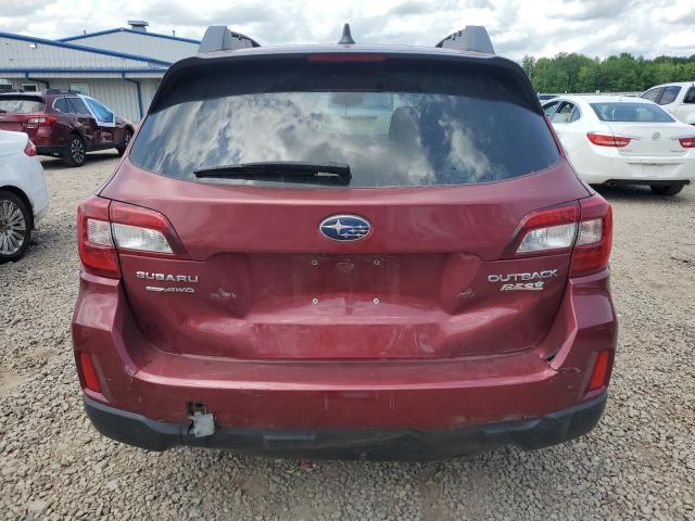  SUBARU OUTBACK 2017 Czerwony