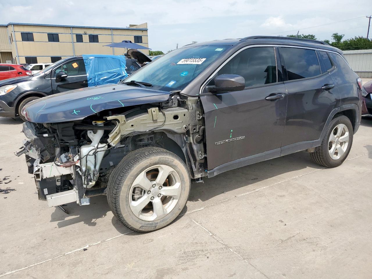 2021 Jeep Compass Latitude იყიდება Wilmer-ში, TX - Front End