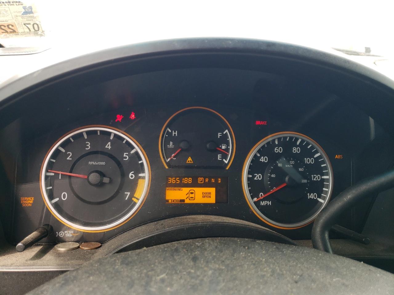 2008 Nissan Titan Xe VIN: 1N6AA07D48N353654 Lot: 59160475