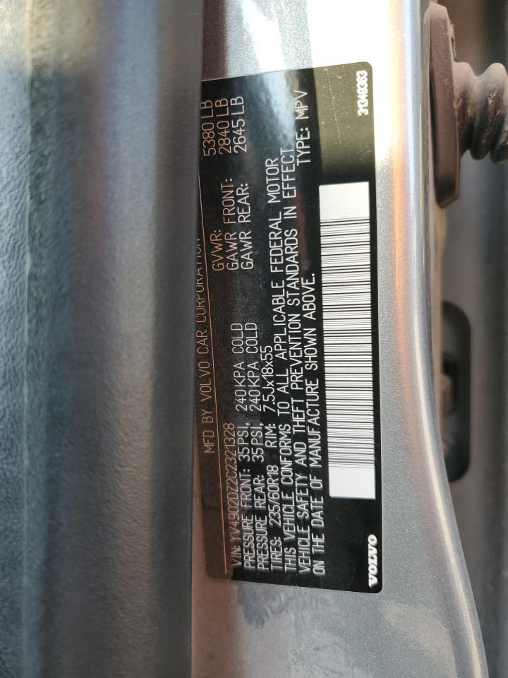 2012 Volvo Xc60 T6 VIN: YV4902DZ2C2321328 Lot: 60212985