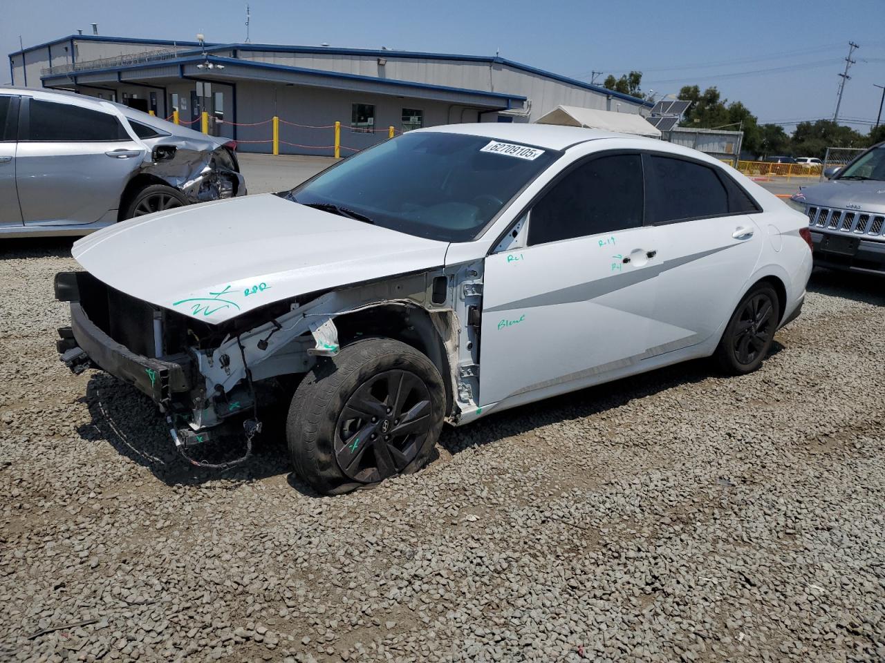 HYUNDAI ELANTRA 2021 VIN 5NPLS4AG2MH005591
