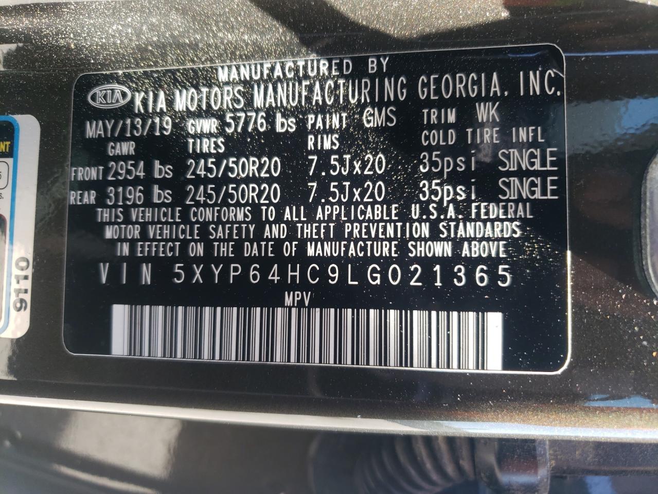 2020 Kia Telluride S VIN: 5XYP64HC9LG021365 Lot: 61087415