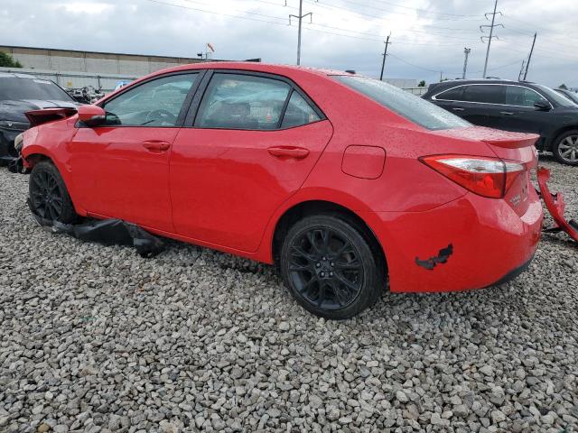 Sedans TOYOTA COROLLA 2016 Czerwony