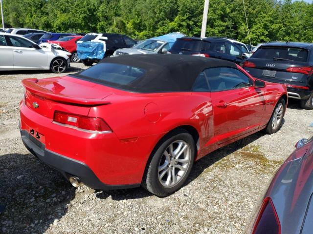  CHEVROLET CAMARO 2015 Czerwony