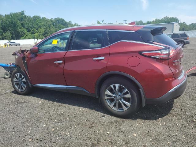  NISSAN MURANO 2018 Czerwony