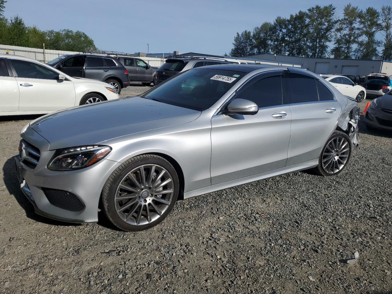 2015 Mercedes-Benz C 300 იყიდება Arlington-ში, WA - Rear End