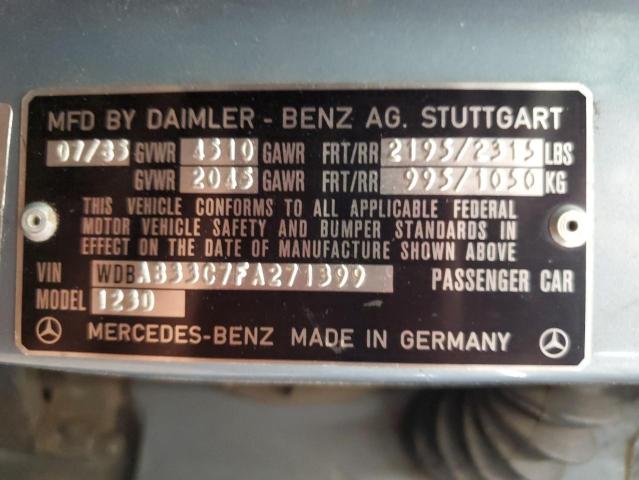 1985 MERCEDES-BENZ 300 DT  