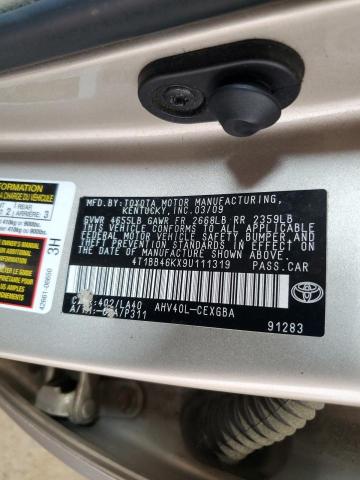 2009 TOYOTA CAMRY HYBRID  