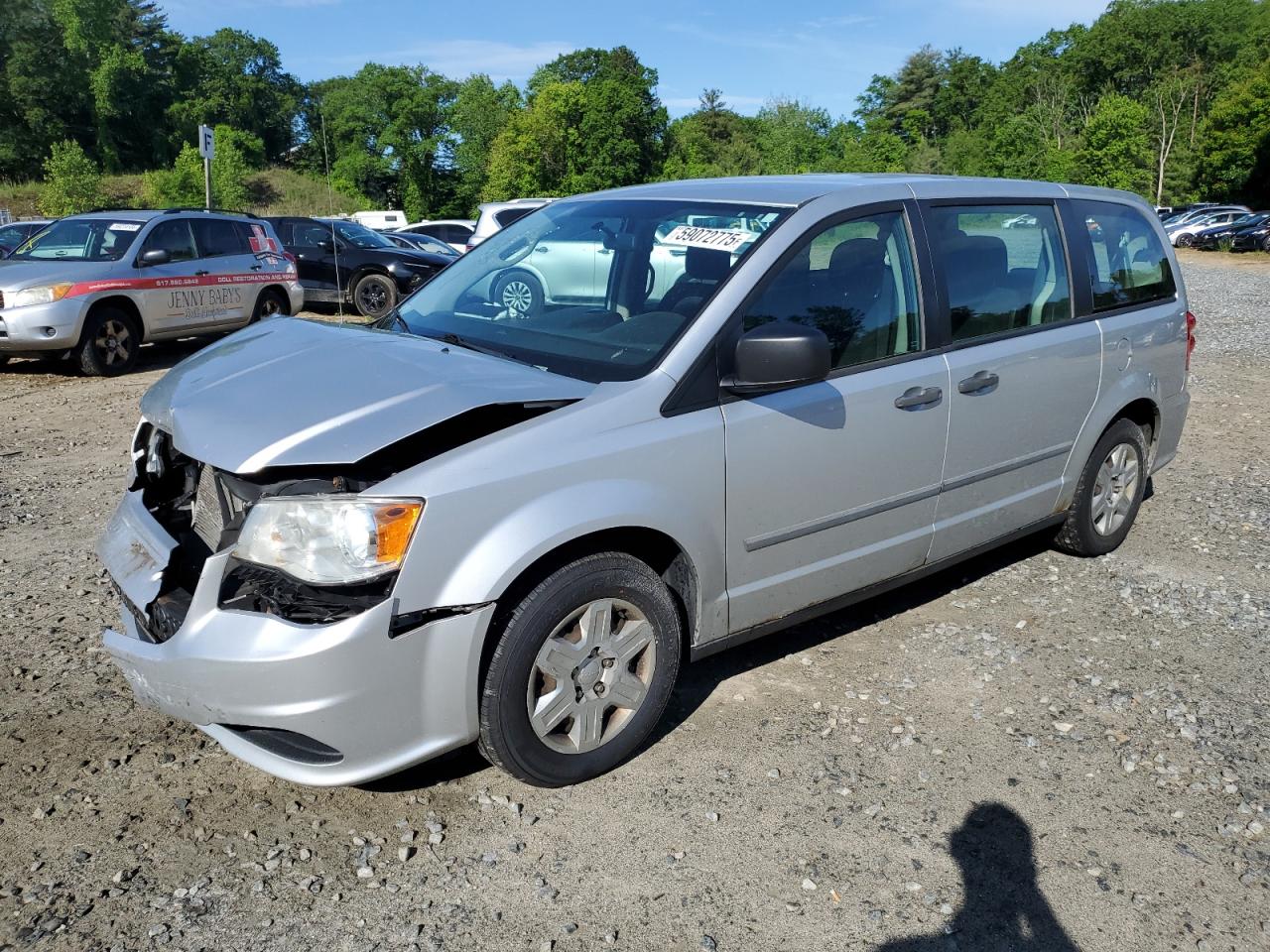 2012 Dodge Grand Caravan Se на продаже в North Billerica, MA - Front End