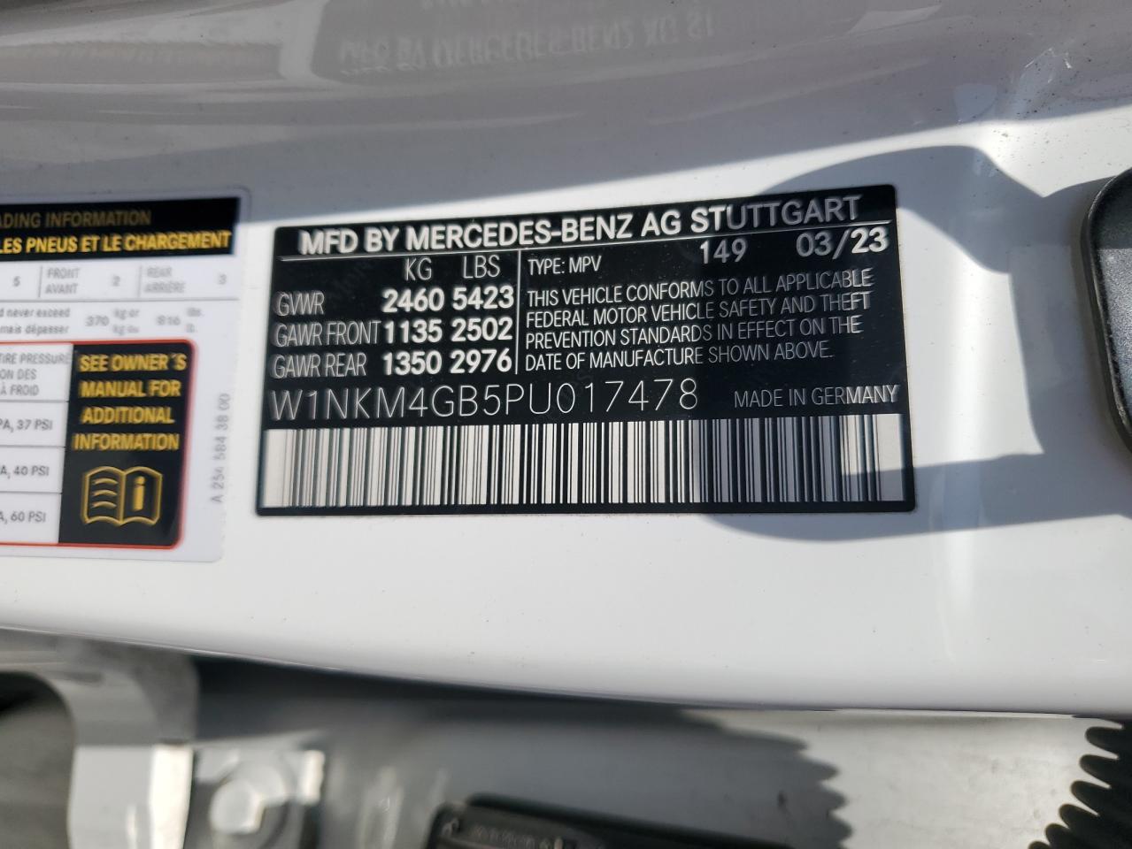 MERCEDES-BENZ GLC-CLASS 2023 VIN W1NKM4GB5PU017478 photo 13
