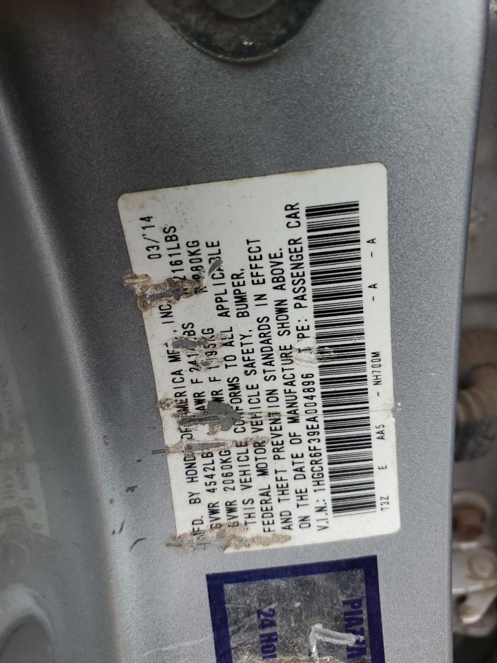 HONDA ACCORD 2014 VIN 1HGCR6F39EA004896 фото 12