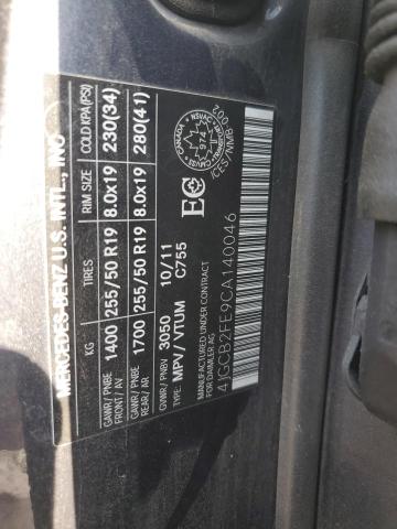2012 MERCEDES-BENZ R 350 BLUETEC  