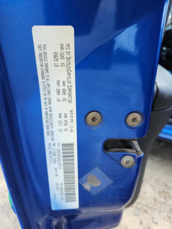2005 Dodge Neon Sxt VIN: 1B3ES56C65D149710 Lot: 61543415