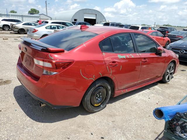  SUBARU IMPREZA 2019 Czerwony