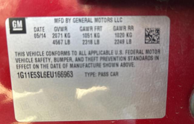 2014 CHEVROLET MALIBU 2LT  